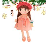 Générique Rag Doll - Soft Cuddle Buddy Plush Toy for Kids, Cute Stuffed Cloth Doll for Girls, Boys & Family Snuggling | Compressed Packaging | Random Colour Pattern | Gift for Children