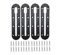Générique Rail de Kayak,Vis Incluses 4 Pièces Multifonction Universelle - Supports de Pagaie Rail d'Équipement pour Kayak,pour Sondeur Porte-Gobelet Montage Accessoires