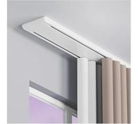 Générique Rail de Plafond pour Rideaux - Système de Rail Double pour Rideaux fixé au Plafond, séparateur de pièce, avec quincaillerie de Connexion pour Un Glissement Fluide et Une Installation Facile