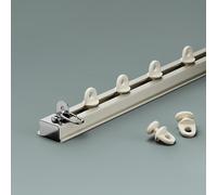 Générique Rail De Rideau De Plafond/Mur Ultra-Fin en Aluminium - Ensemble De Tringle Rideau De Séparation/Plafond - Coulissement Fluide/Silence/Installation Facile(Champagne B,180cm(2 * 90cm))