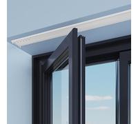 Générique Rail de Rideau Double Robuste - Tringle de séparation Polyvalente pour Salon et Chambre - Installation Facile, Fonctionnement Fluide, système de Tringle à Rideaux Durable pour la décoration