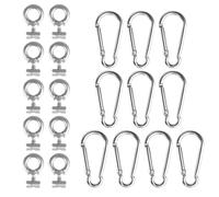 Générique Rail Oeil de Fixation pour Rail - Boulon d'ancrage pour De Canot Bateau | Support Cordage Store Kayak Vis Pièces pour Camping-Cars Bateaux Camping Véhicules Fixation Sécurisée