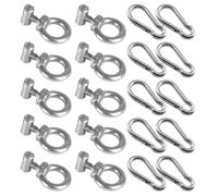 Générique Rail Oeil de Fixation pour Rail - Pitons d'Arrimage Verticaux pour - Système de Fixation Sécurisé pour Kayak Canoë Camping Voiture Caravane et Bateau