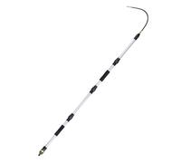 Générique Rain Gutter Cleaning Tool - 7Inch Telescopic Heavy Duty Metal Rotating Cleaning Wand,Extension Wand Roofing Tool - for House Trash Debris Twigs Pool