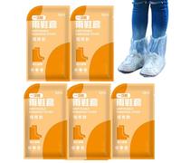 Générique Rain Shoe Cover, 10-Piece Non-Slip Waterproof Sneaker Protector, Heavy-Duty Reusable Boot Covers, Perfect For Men And Women, Ideal For Travel, Cycling, Hiking, And Outdoor Rain Protection