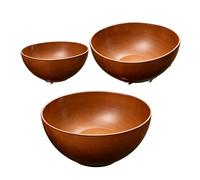 Générique Rain Water Catcher - Creative Metal Garden Bowl Decor 12.5x10.5x5.5CM Bird Bath Drinking Cup Feeder with Screws and 3 Bowls for Yard Outdoor Use - Decorative Rain Collector
