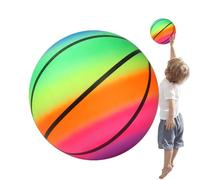 Générique Rainbow Ball, 20 inch Inflatable Rainbow Beach Ball with Multicolour Panels, Outdoor Summer Water Games Pool Toy for Kids & Adults, Blow Up Swimming Pool Party Beach Toy