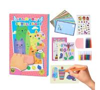 Générique Rainbow Squeeze Art Kit - DIY Postcard Painting Set, Sensory Liquid Art Studio for Kids, Fine Motor Skill Development Tool, Craft Activity, Educational Watercolor Set for Boys Girls