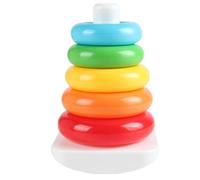 Générique Rainbow Stacking Toy, Educational Ring Tower, Kids Learning Stacker, Color Sorting Rings, Early Childhood Building Toy, Preschool Cognitive Play Set Home Activity Development Kit 301g