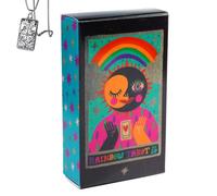 Générique Rainbow Tarot - Jeu de Poche adapté aux débutants avec Collier