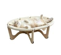Générique Raised Cat Bed Breathable - Elevated Non-Slip Summer | Summer Cooling Cat Lounge Chair for Indoor Home Living Room Balcony Outdoor Backyard Garden Porch Patio