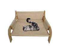 Générique Raised Cooling Lounge Chair Pet Supplies Furniture | Cat Couch | Summer Cat Sofa Bed Hammock for Living Room Bedroom Outdoor Indoor Pets Kitten Puppy Small Dogs