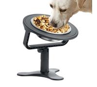 Générique Raised Pet Bowl - Adjustable Slow Feeder Stand Non-Skid Elevated Water Dish | Dogs Cats Puppies Small Pets Feeding Station Healthy Mealtime Aid Comfortable Practical Accessory