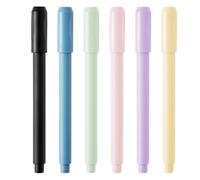 Générique Rallonge de crayon - PP 12,8x1,2 cm | Ensemble porte-stylo multifonctionnel | Paquet de 6 rallonges de pour bureau école Art dessin croquis Extension de crayon à sourcils adultes artist
