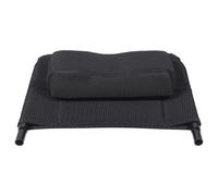 Générique Rallonge de Dossier de Fauteuil Roulant en Acier Carbone Tissu Maille Noir, Appui-tête Amovible, Rembourrage Doux et Maintien Stable pour Fauteuil Roulant Manuel