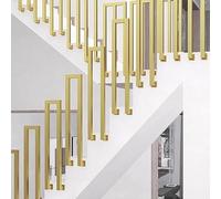 Générique Rambarde d'escalier en Forme de U/M - Rambarde d'escalier en métal, kit de rambarde de sécurité à Installation latérale pour Personnes âgées, rambarde de Transition pour intérieur