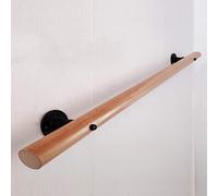 Générique Rambarde d'escalier intérieure antidérapante en hêtre, Rampe d'escalier sans Obstacle pour Personnes âgées/Enfants, Rampe décorative en pin antidérapant pour Jardin/Couloir/Grenier