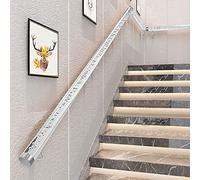 Générique Rambarde d'escalier Murale en Cristal Acrylique - Kit Complet, Barre d'appui pour escaliers Modernes, rampes d'escalier de Jardin pour extérieur (450 cm)