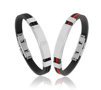 Générique Randarch Titanium Wristband, Scratch Resistant & Waterproof Durable, Adjustable Titanium Bracelet for Everyday Wear (2PCS-E)