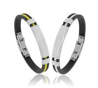 Générique Randarch Titanium Wristband, Scratch Resistant & Waterproof Durable, Adjustable Titanium Bracelet for Everyday Wear (2PCS-F)