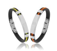 Générique Randarch Titanium Wristband, Scratch Resistant & Waterproof Durable, Adjustable Titanium Bracelet for Everyday Wear (2PCS-C)