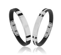 Générique Randarch Titanium Wristband, Scratch Resistant & Waterproof Durable, Adjustable Titanium Bracelet for Everyday Wear (2PCS-A)