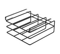 Générique Range Planche Découpe Cuisine [Under Cabinet Cutting Board Rack] - Inox 27x26cm Sans Perçage | Organisation Gain De Place | Rangement Meuble Cuisine | Pour Planches/Louches/Couvercles