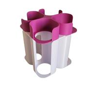 Générique Rangemement Blanc pour 12 Pots et 12 couvercles pour yaourtière multidélices (Violet)