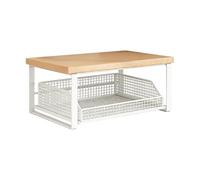 Générique Rangement de Bureau sur Table,Étagère de Rangement Double Couche Robuste | Organiseur à sachets de thé,pour Hommes Femmes Adolescents Adultes Dortoir Salon Salle de Méditation Appartement