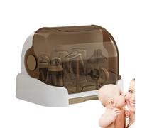 Générique Rangement De Support De Séchage De Biberon | Seche Biberon Bebe | Porte Biberon | Boîte De Rangement De Biberon d'allaitement Rangement pour Bouteilles Antipoussière avec Bac D'égouttage