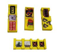 Générique Rangement Insert Organiseur pour zombicide Black Plague (Jaune)