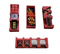 Générique Rangement Insert Organiseur pour zombicide Black Plague (Rouge)