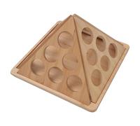 Générique Rangement pour Dosettes de Café | Organisateur de Doses de Café Pour Placard | Porte-Dosettes 24 Cases à Rotation 360 Degrés Barre d'Organisation pour Maison Cuisine Comptoirs Placards