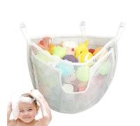 Générique Rangement pour Jouets de Bain | Organisateur En Maille D'angle Pour Jouets De Bain Avec Panier Et Bac - Panier Filet Bébé Multiusage Maison Chambre Organisation Jouets
