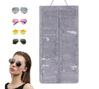 Générique Rangement Pour Lunettes De Soleil,Organisateur Mural Pliable - Support à Montures et Boîte de Présentation - Pour Lunettes de Ski, Bijoux, Montre, Collier, Maison, Chambre, Bureau, Voyage