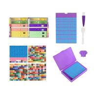 Générique Rangement pour Tableaux à Strass,Plateaux pour Art en Strass et Stockage de Peintures - Boîtes Outils Compartiments pour Artisanat Créatif Bijoux Perles Garçons Filles Adultes