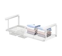 Générique Rangement sous Étagère, Organisateur de Buanderie, Organisateur Escamotable sous Étagère pour Cuisine Salle De Bain Chambre Rangement