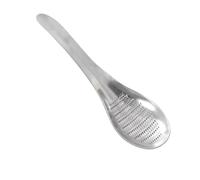 Générique Râpe à gingembre en acier inoxydable, cuillère, zesteur de citron vert et de citron, râpe à fromage, presse-ail et wasabi en acier inoxydable, ustensile de cuisine