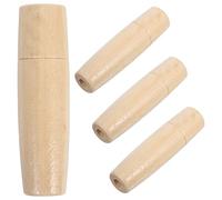 Générique râpe à manche en bois, remplacement de lime en bois, 4pcs, bois, 8 MM interface, pour teapots, homes