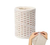 Générique Raphia à Crocheter 5mm x 150m en Papier Naturel, Fil Luxe pour Sac, Chapeau d’été et Artisanat, pour Bricolage, décoration et Jardinage, Rouleau de Ruban résistant pour projets créatifs