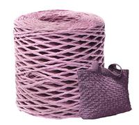 Générique Raphia Pour L'artisanat - Ruban En Papier Raphia Pour Crochet | Fabrication De Bricolage De Fil De Fil De Rafia Avec Couleur Naturelle Et Texture Mate Pour La Décoration De Bricolage