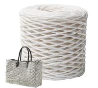 Générique Raphia Pour L'artisanat - Ruban En Papier Raphia Pour Crochet | Fabrication De Bricolage De Fil De Fil De Rafia Avec Couleur Naturelle Et Texture Mate Pour La Décoration De Bricolage