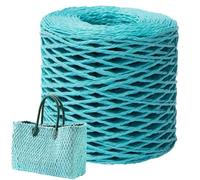 Générique Raphia Pour L'artisanat - Ruban En Papier Raphia Pour Crochet | Fabrication De Bricolage De Fil De Fil De Rafia Avec Couleur Naturelle Et Texture Mate Pour La Décoration De Bricolage