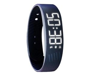Générique Rappel D'alarme par Vibration - Réveil Silencieux De 7,48 Pouces, Bracelet À Vibrations Douces | Montre Fitness ABS IP65 - L'affichage LED Discret Permet des Rappels Ponctuels sans Autres