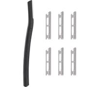 Générique Rasoir à Sourcils Noir Portable pour Femmes avec 6 Lames de Rechange, Outil Précis pour Visage et Cou, Kit de Rasage Pratique pour Entretien des Poils du Visage et Sourcils, Étui