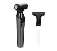 Générique Rasoir Électrique Corps et Visage pour Femmes Tondeuse 2-en-1 sans Étanche 3 Lames Intégrées Couleur Noire Épilateur Électrique Polyvalent pour Épilation Complète et Soins