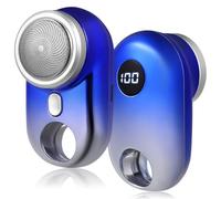 Générique Rasoir Électrique Portable Mini Rechargeable Pour Homme Voyage Maison Voiture Camping Bleu Dégradé