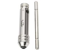 Générique Ratcheting T Handle - Fixed Key Feature, 5 Inch External Manual Device, Weatherproof Household Maintenance Component, Durable Silver Fastener | Utility Tool For Enthusiasts & Professionals