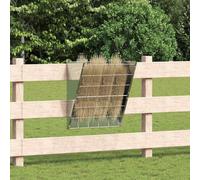 Générique Râtelier à Foin Suspendu Argent 61 x 33 x 66 cm Acier galvanisé,Articles pour Animaux,Articles pour Animaux de Compagnie,Gamelles, mangeoires & abreuvoirs,Argent,8.39 KG,874635