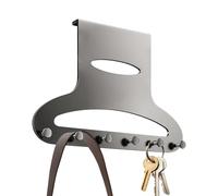 Générique Râtelier à manteaux pour porte,Support de rangement métallique robuste,Crochets pour derrière porte | pour maison, ferme, dortoir, salle de bain, chambre, entrée, toilettes, cuisine